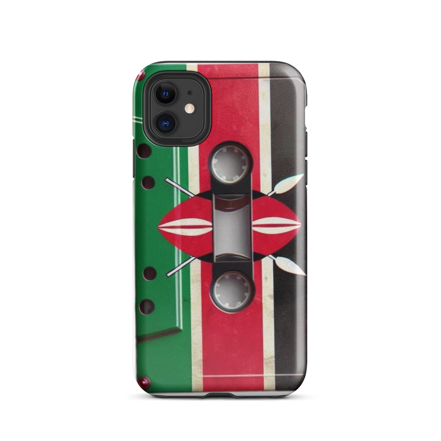 Cassette Case Kenya Flag for All iPhones 2024