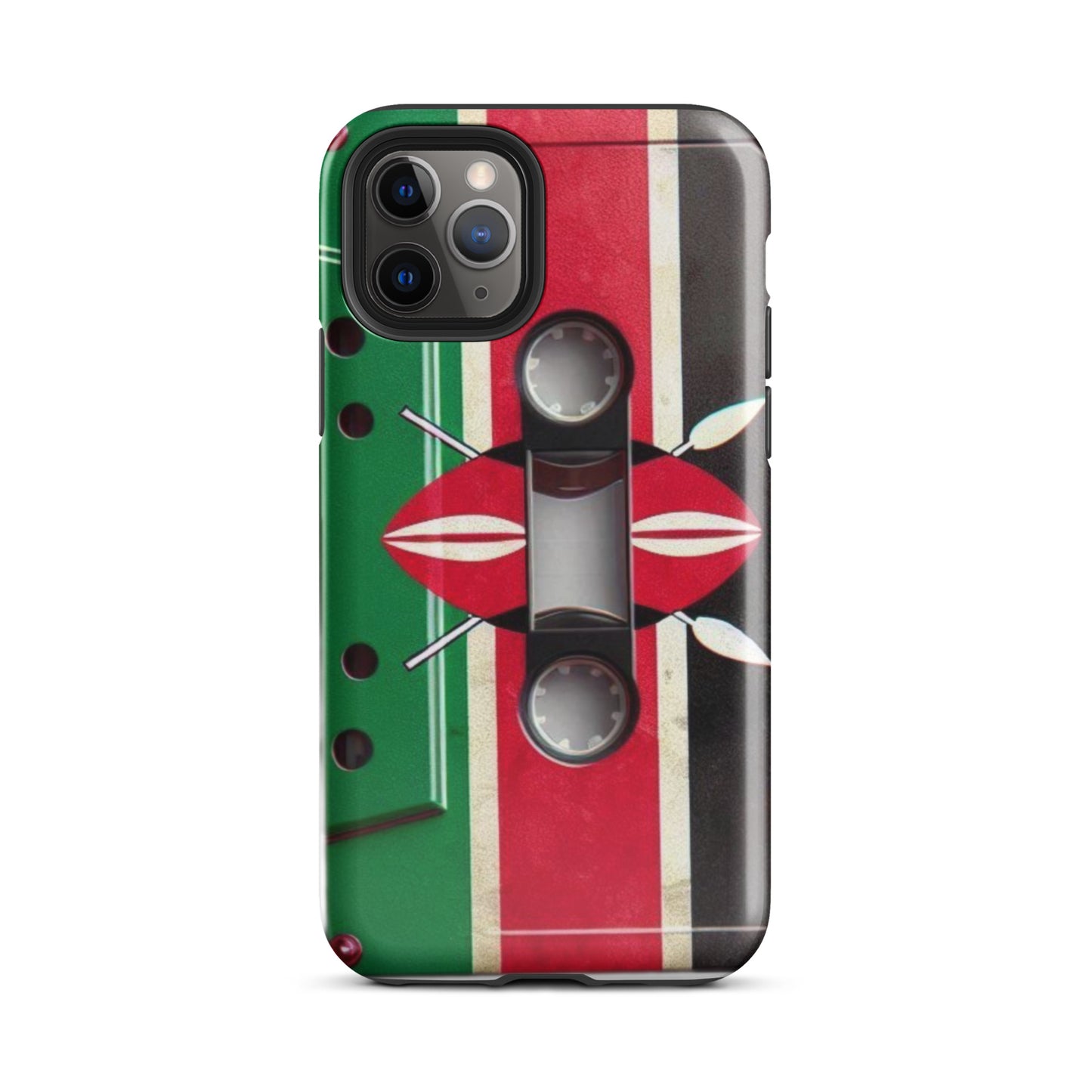 Cassette Case Kenya Flag for All iPhones 2024