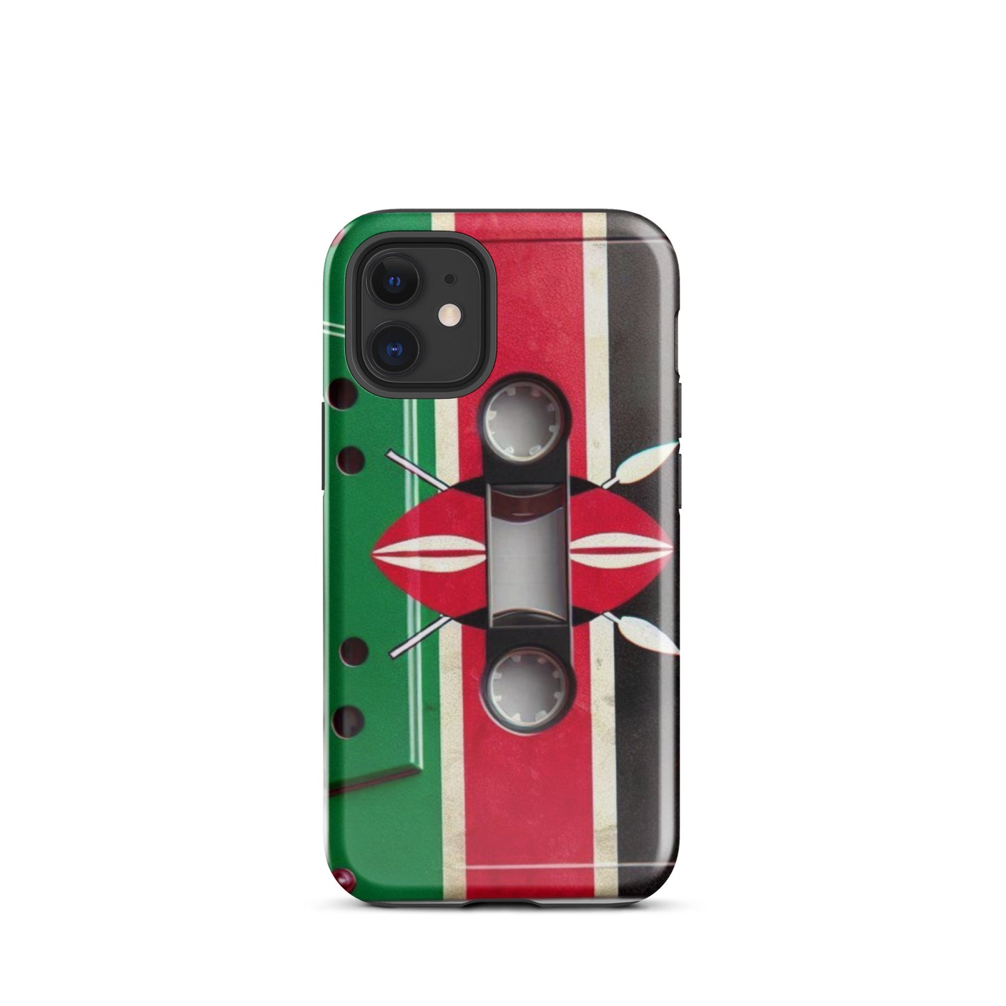 Cassette Case Kenya Flag for All iPhones 2024