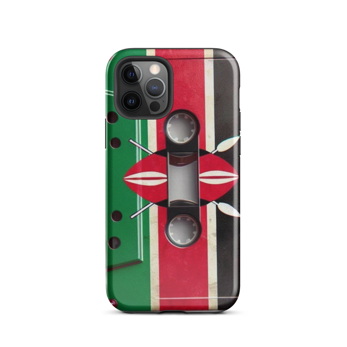 Cassette Case Kenya Flag for All iPhones 2024