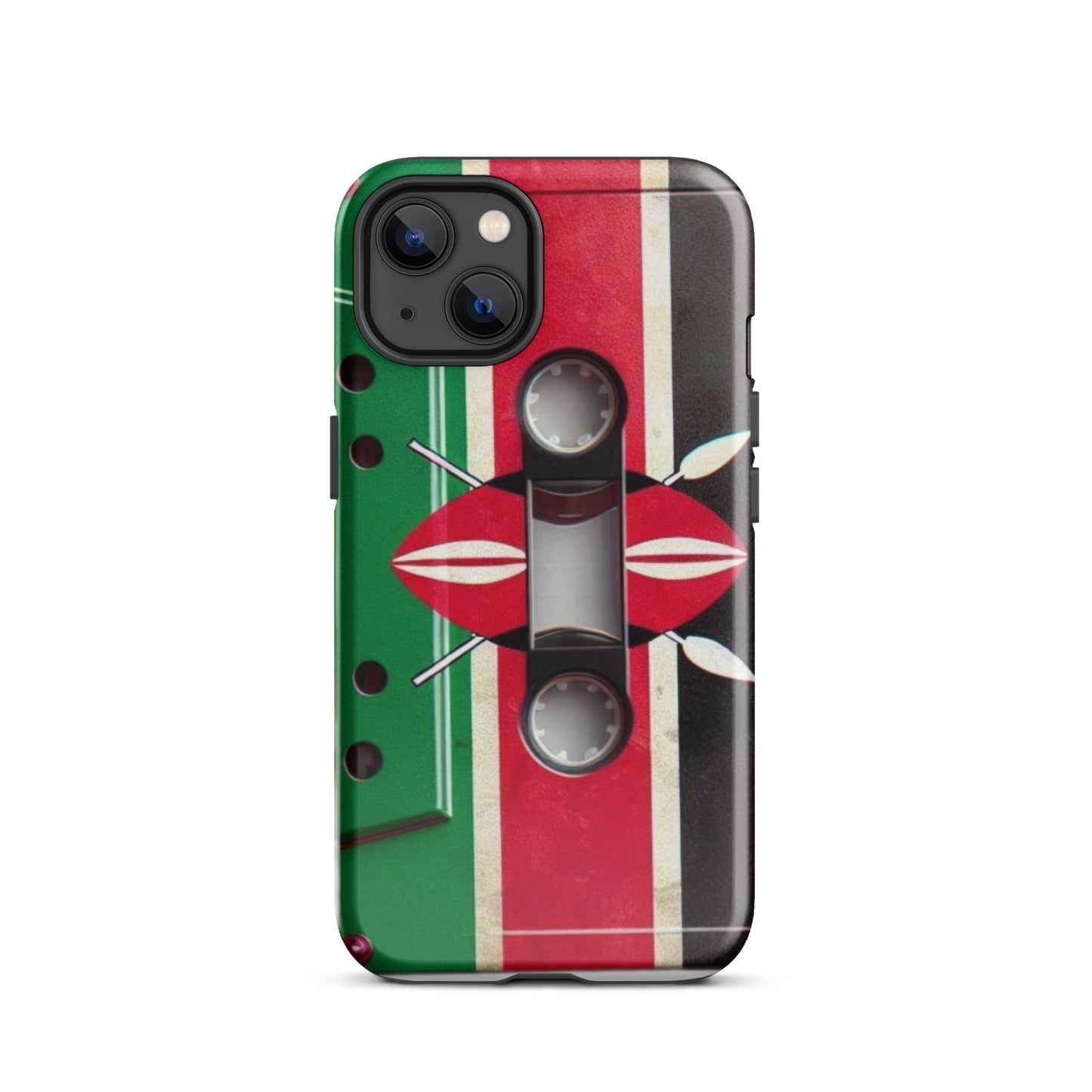 Cassette Case Kenya Flag for All iPhones 2024