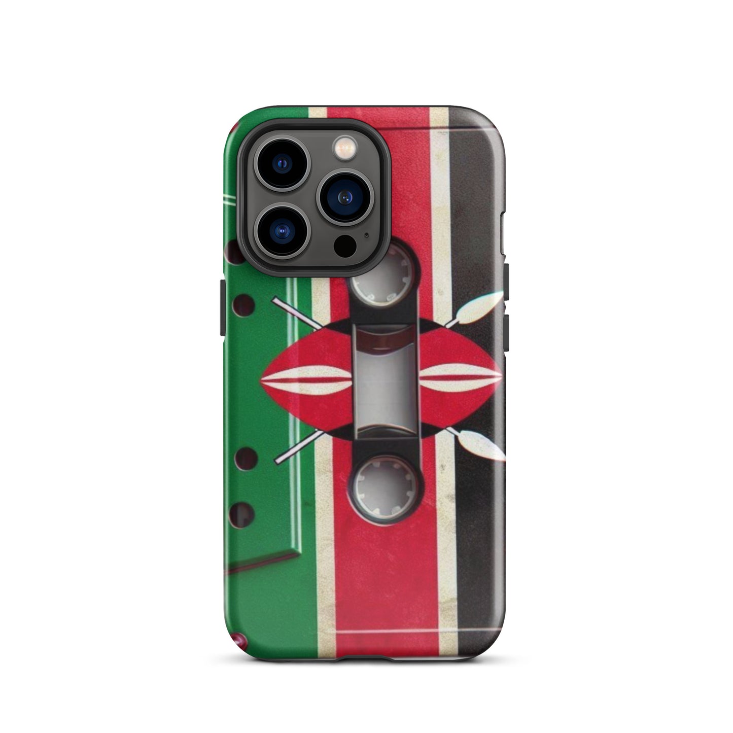 Cassette Case Kenya Flag for All iPhones 2024