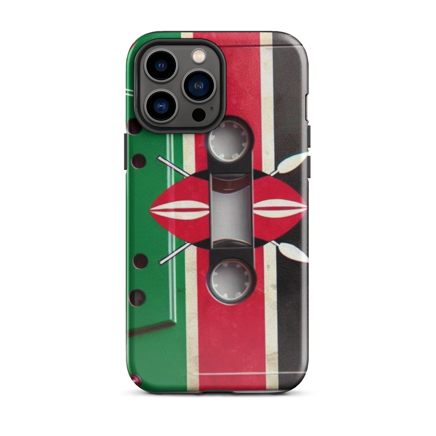 Cassette Case Kenya Flag for All iPhones 2024