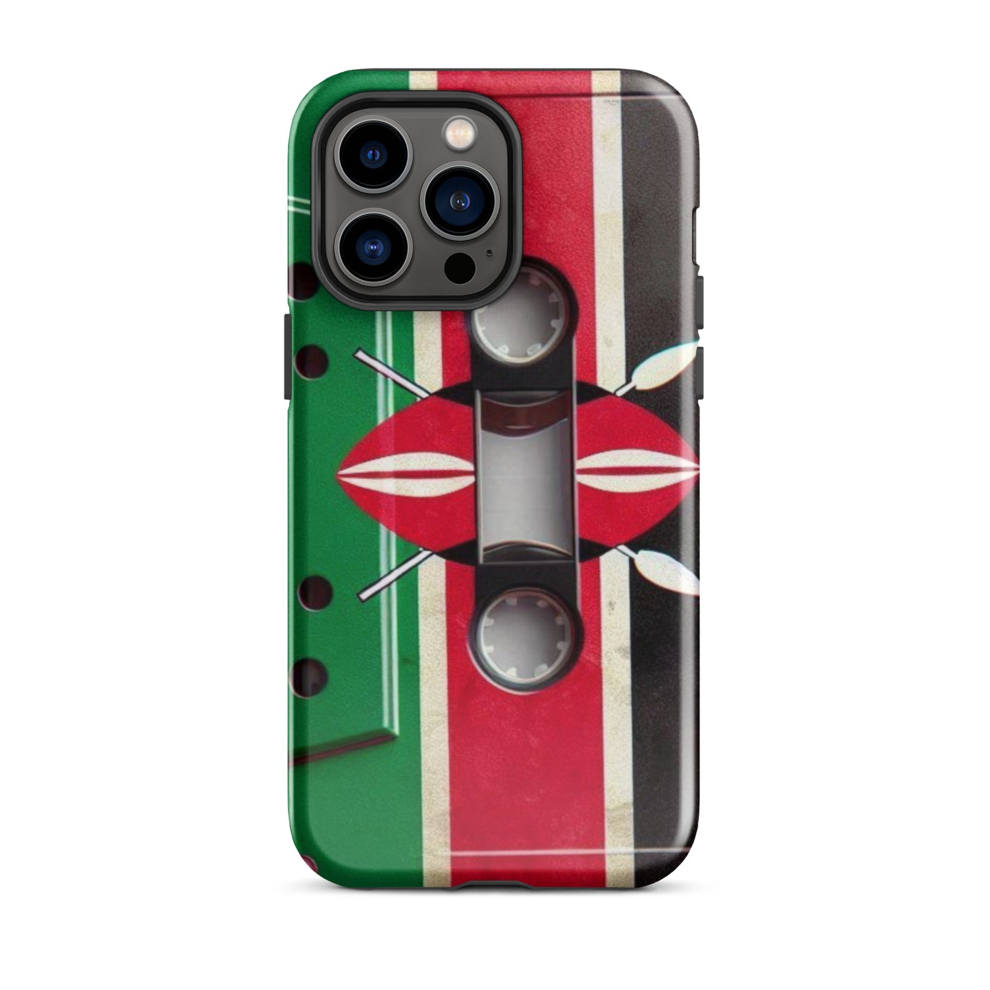 Cassette Case Kenya Flag for All iPhones 2024