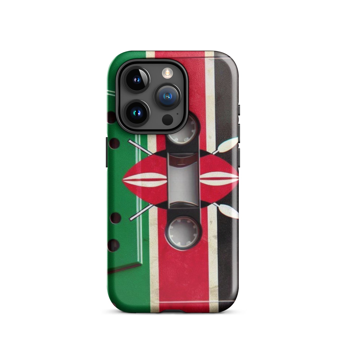 Cassette Case Kenya Flag for All iPhones 2024