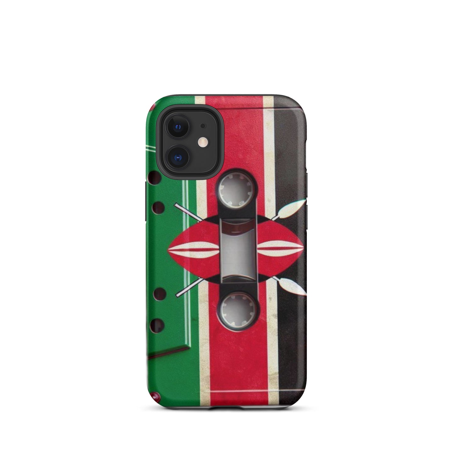 Cassette Case Kenya Flag for All iPhones 2024