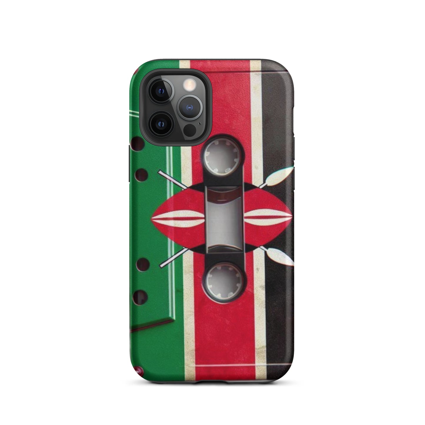 Cassette Case Kenya Flag for All iPhones 2024