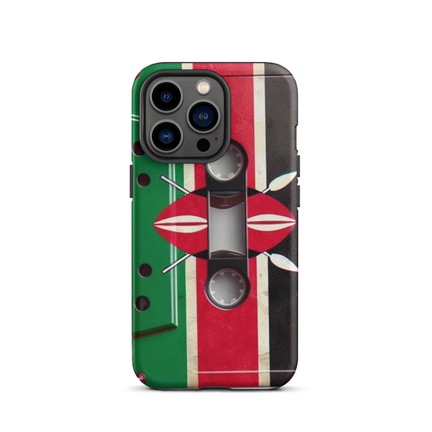 Cassette Case Kenya Flag for All iPhones 2024