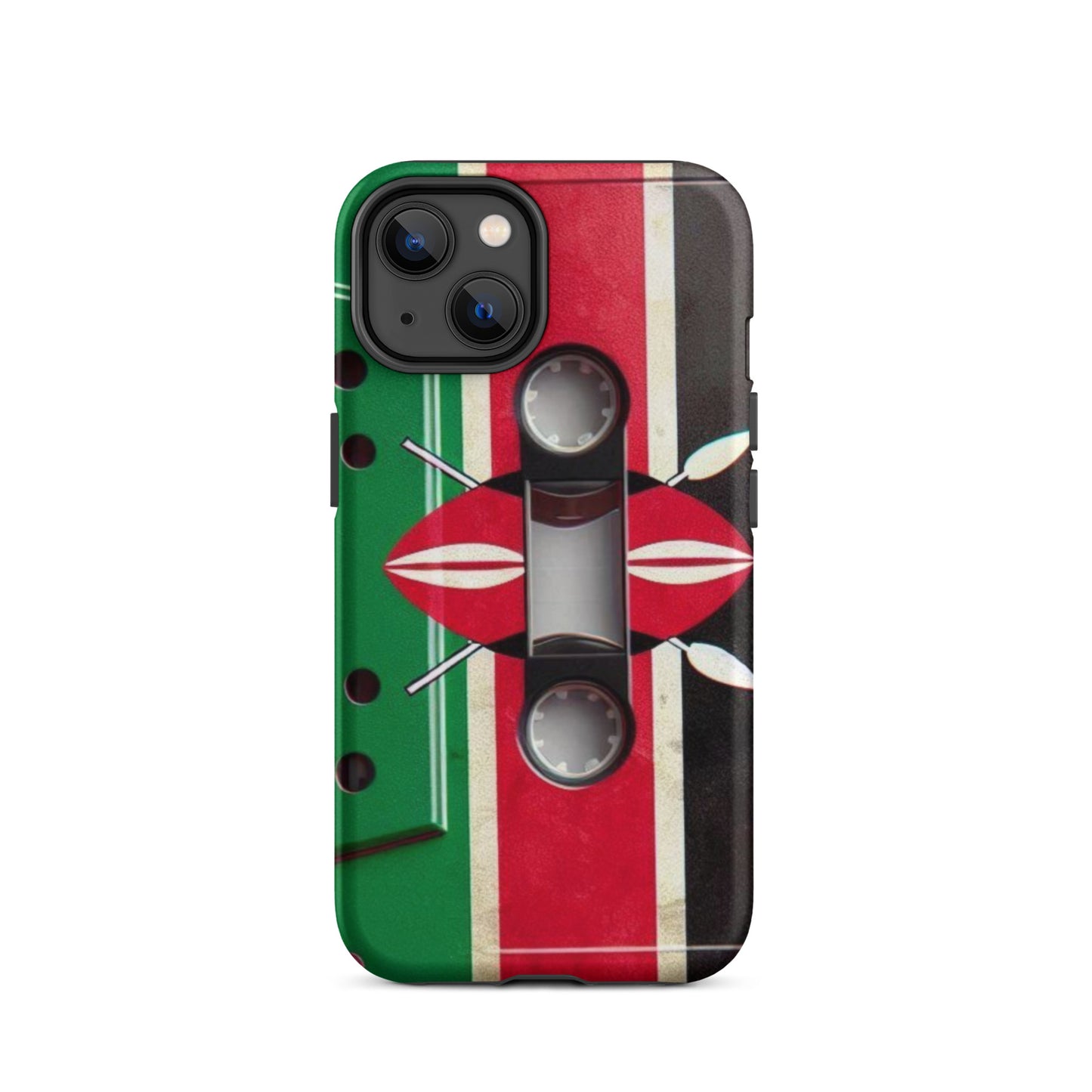 Cassette Case Kenya Flag for All iPhones 2024