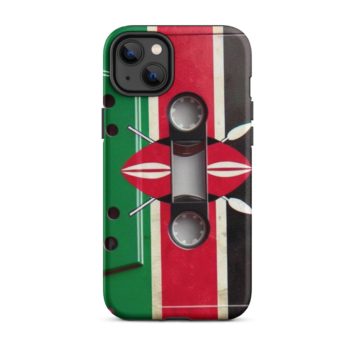 Cassette Case Kenya Flag for All iPhones 2024