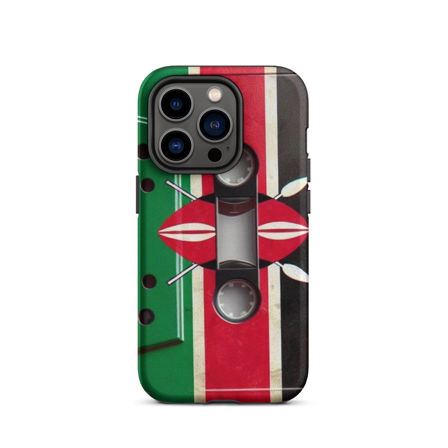 Cassette Case Kenya Flag for All iPhones 2024