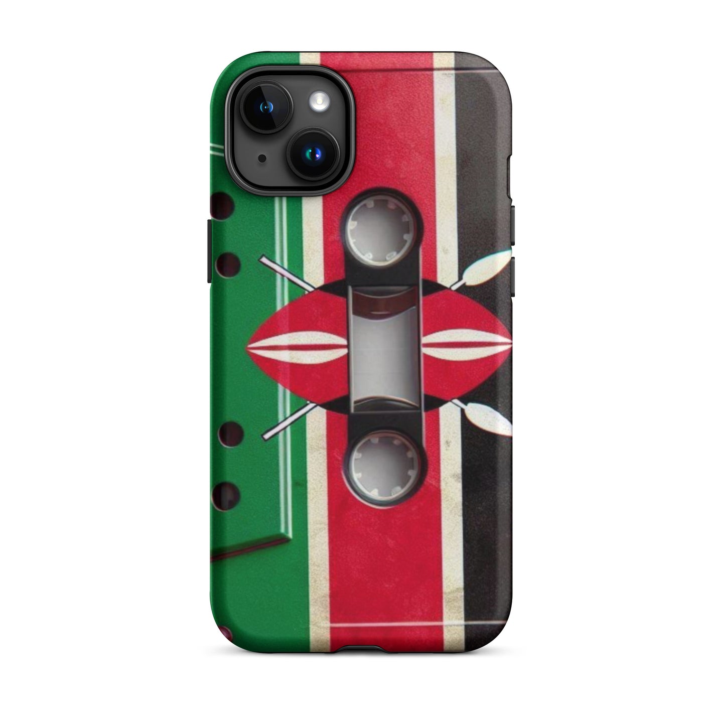 Cassette Case Kenya Flag for All iPhones 2024