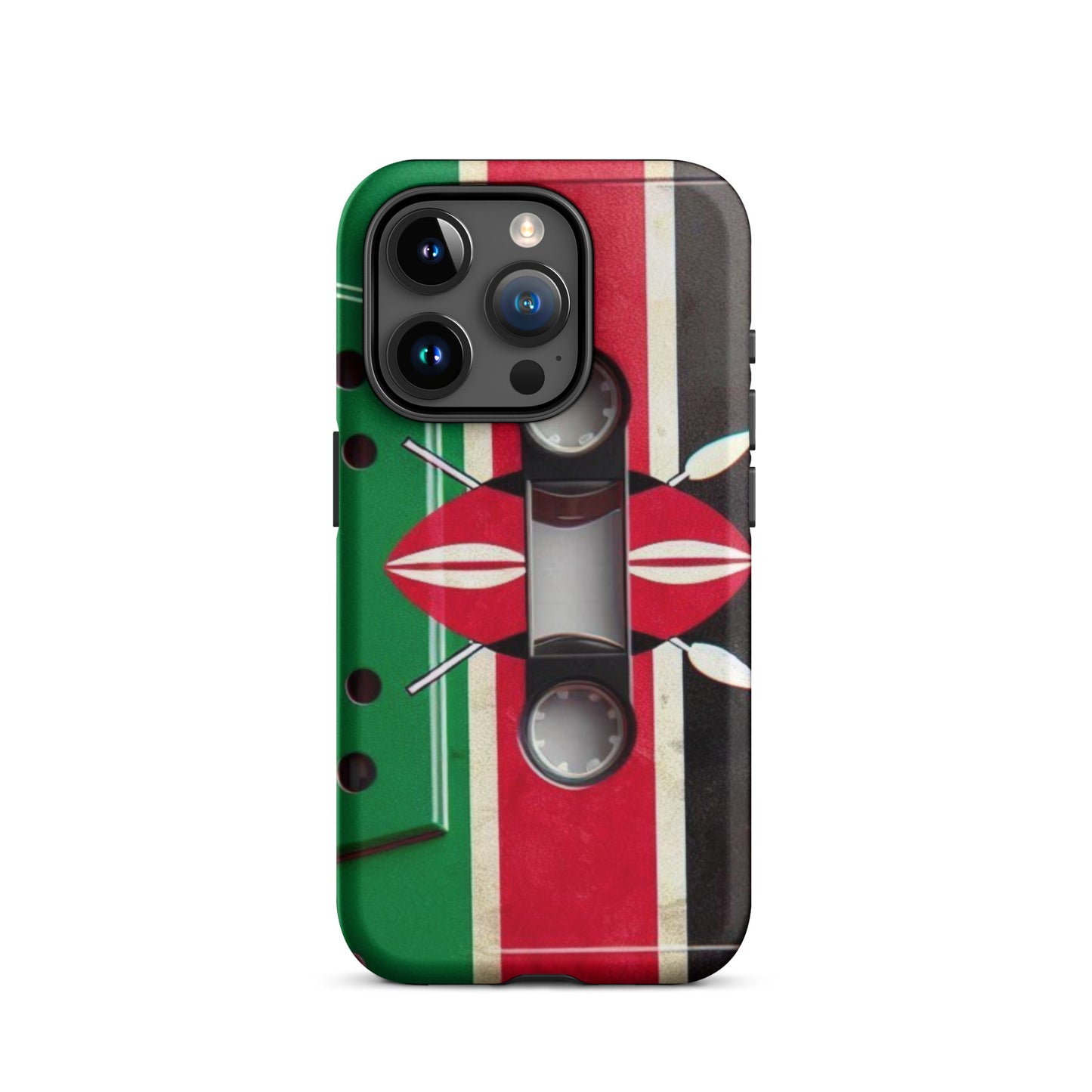 Cassette Case Kenya Flag for All iPhones 2024