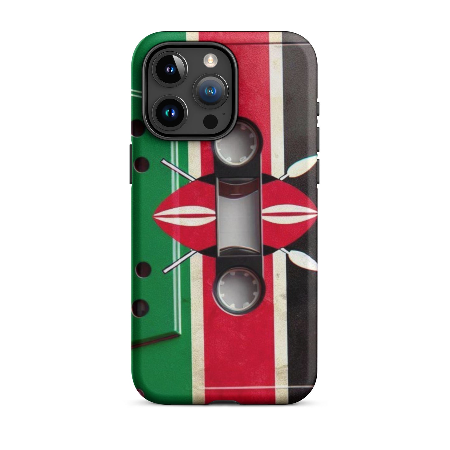 Cassette Case Kenya Flag for All iPhones 2024