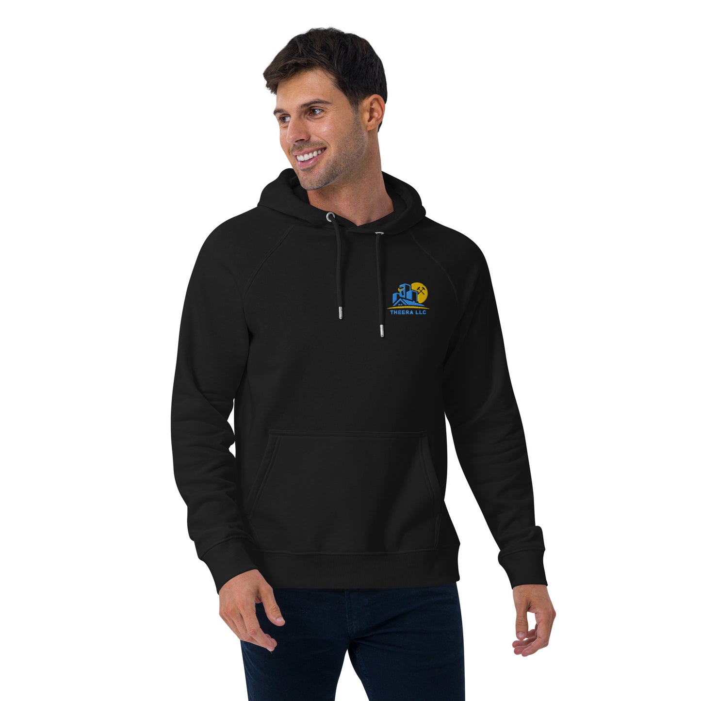 THEERA LLC Unisex eco raglan hoodie