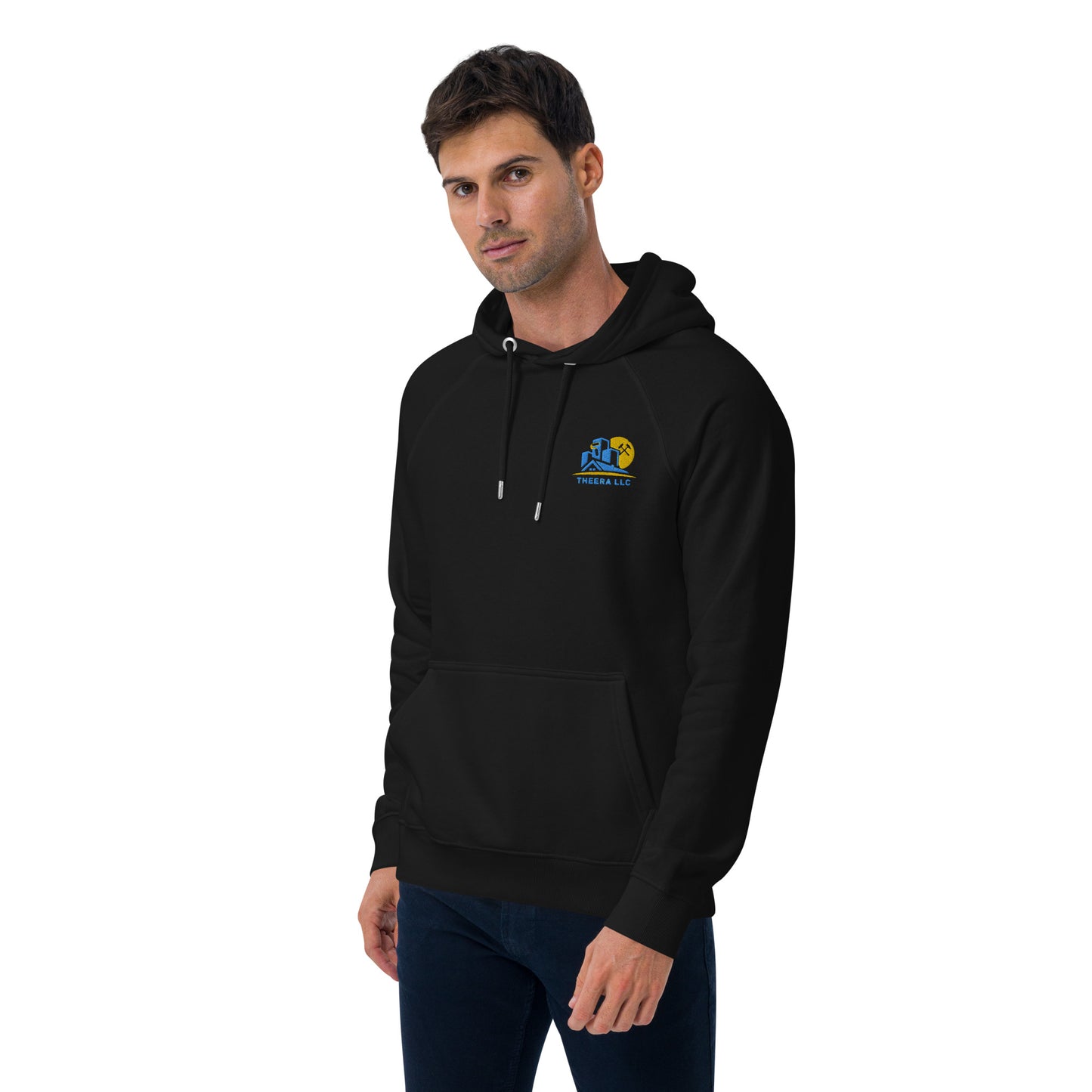 THEERA LLC Unisex eco raglan hoodie