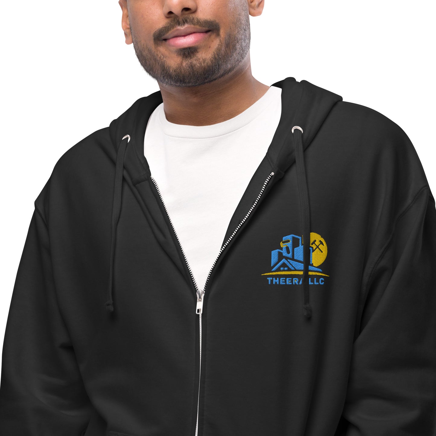 THEERA LLC Unisex fleece zip up hoodie