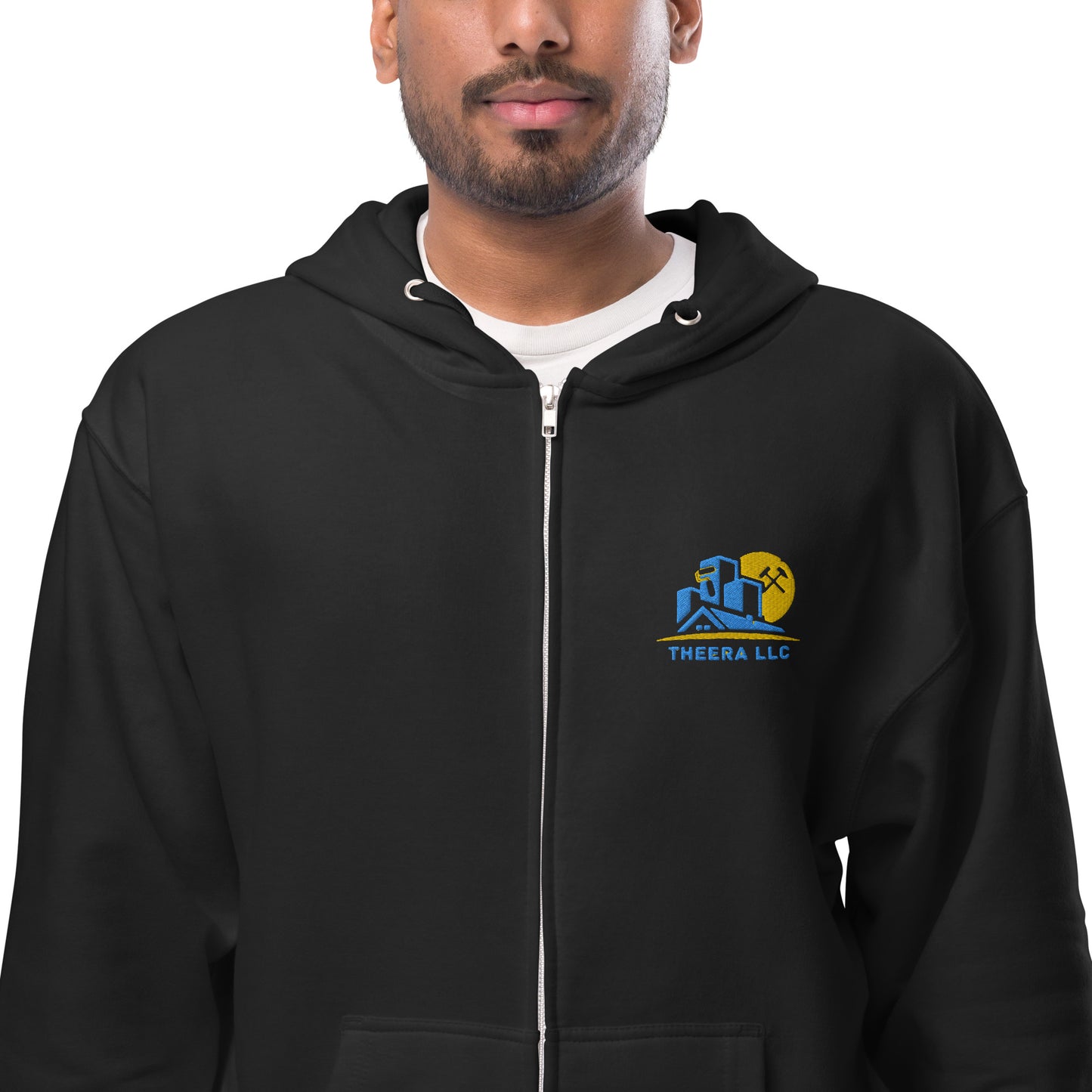 THEERA LLC Unisex fleece zip up hoodie