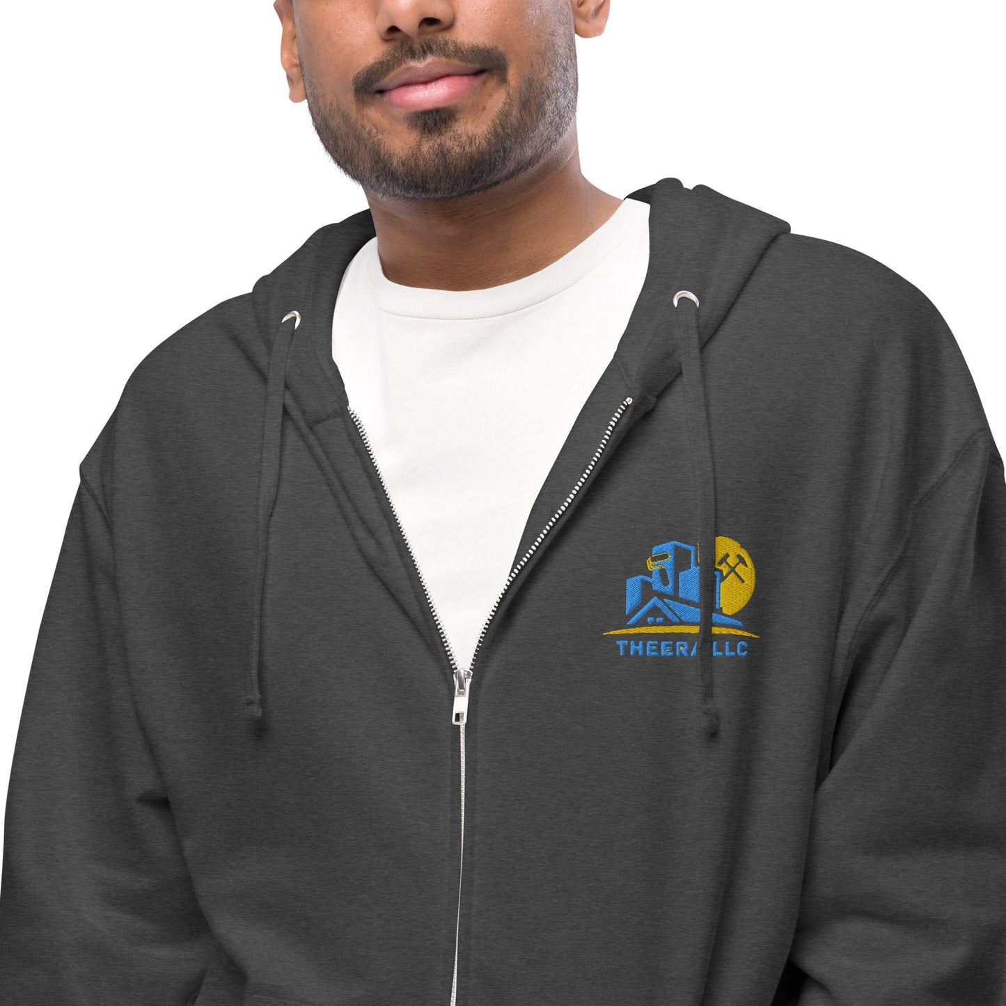 THEERA LLC Unisex fleece zip up hoodie