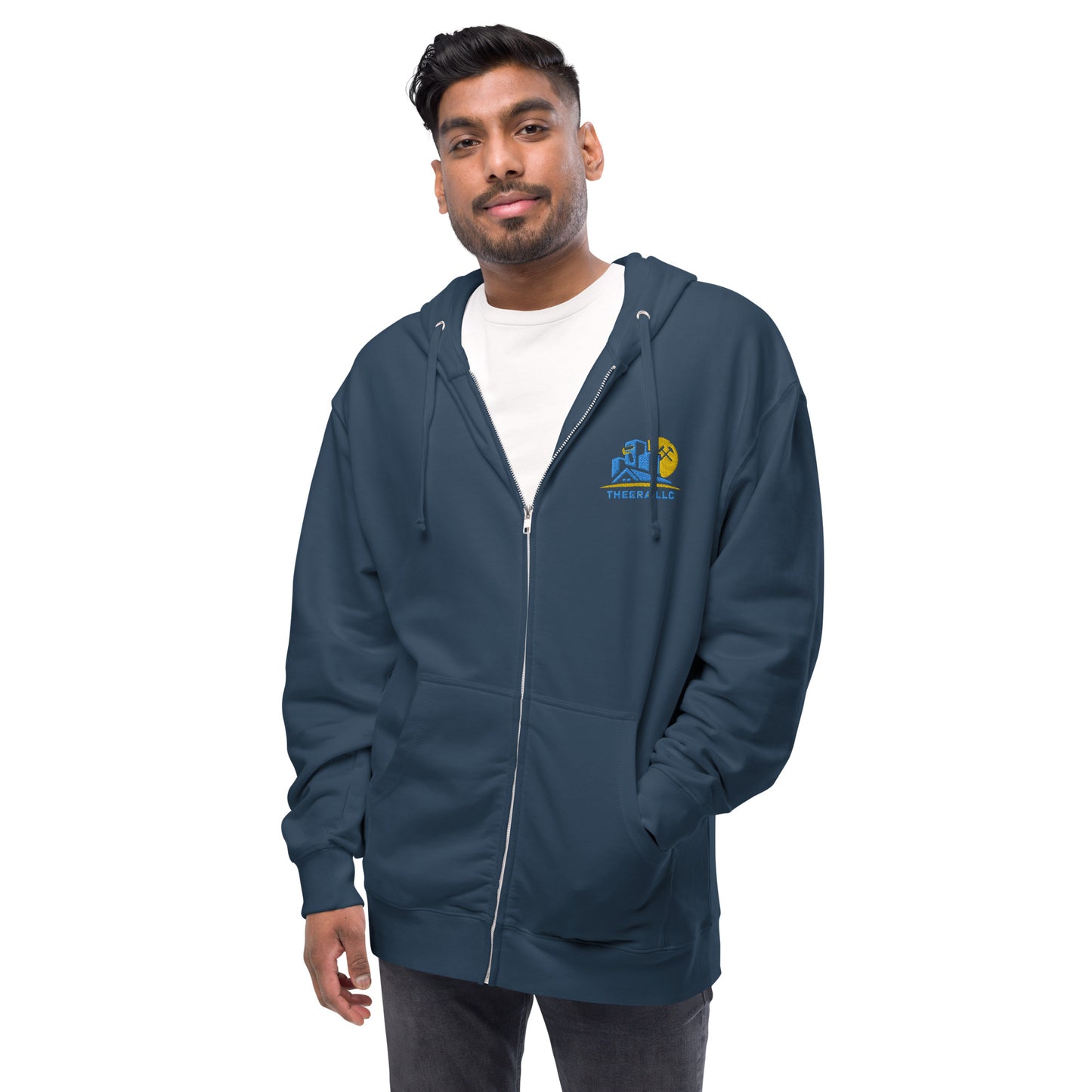 THEERA LLC Unisex fleece zip up hoodie