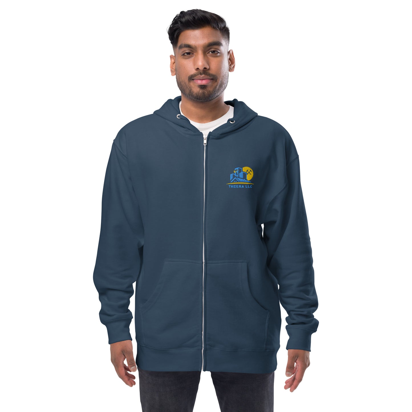 THEERA LLC Unisex fleece zip up hoodie