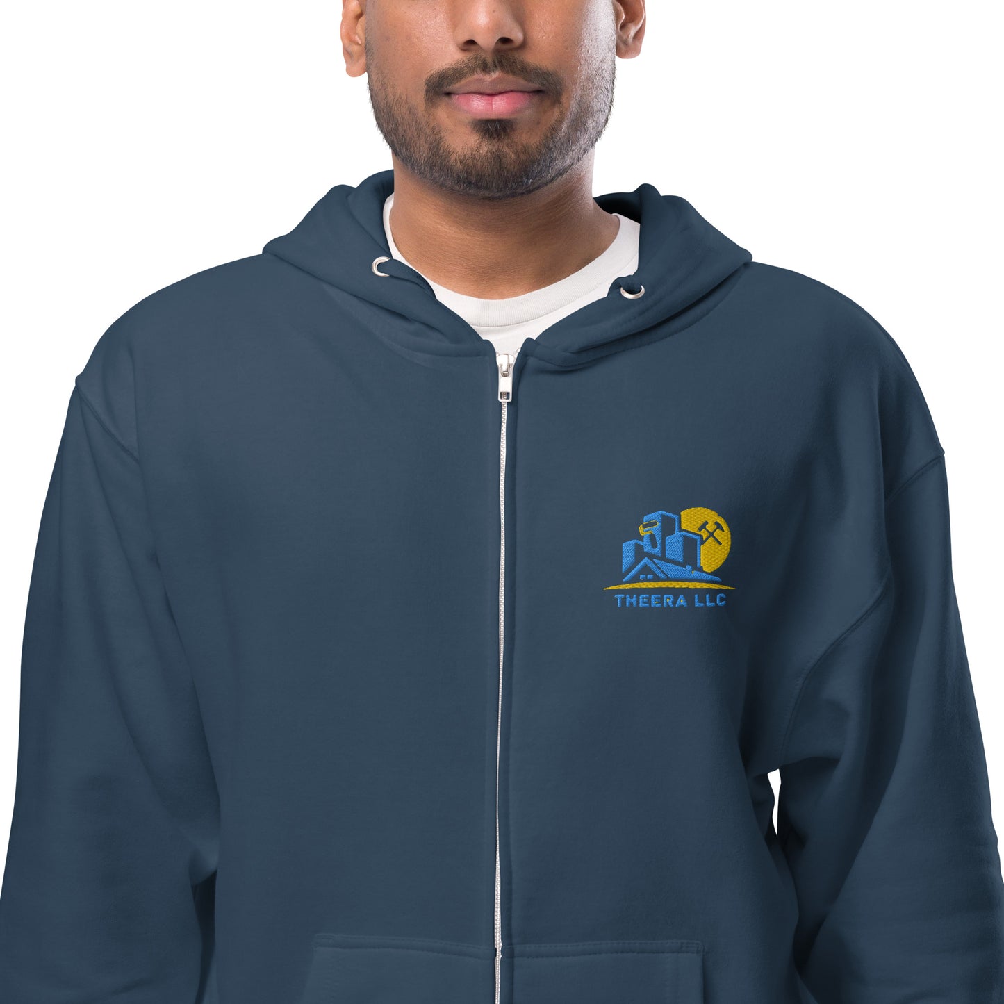 THEERA LLC Unisex fleece zip up hoodie